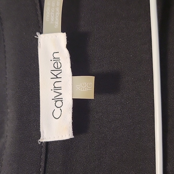 Calvin Klein black shirt dress, XL, - Picture 2 of 6